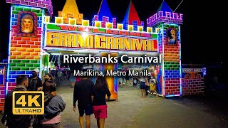 4K Marikina Riverbanks Carnival Barangka  Walk Tour  Island Times [upl. by Siskind]