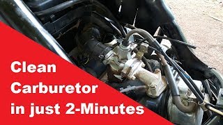 Clean Scooter carburetor In Just 2Minutes [upl. by Yvonner98]