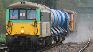 Ex Southern 73202  73212 On RHTT Passes Paddock Wood For Tonbridge On 3W01  24th September 2024 [upl. by Encrata]