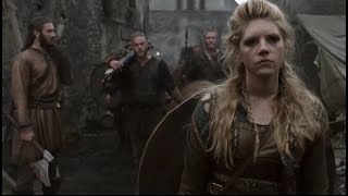 Lagertha mata a Knut Tjodolf  Vikingos 1x04  Latino [upl. by Linea]