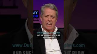 Hugh Grant eats four Famous Hot Dogs [upl. by Llenyl]