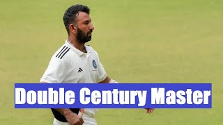 Pujara Dominates Jharkhand with Historic 17th Double Century [upl. by Ennaed]