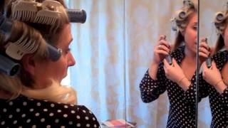 Beauty Tutorial How to Use Calista Tools Hot Ion Rollers [upl. by Hovey]