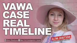 VAWA Case Real Timeline  Alena Shautsova  Immigration Lawyer [upl. by Ezekiel453]