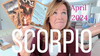 SCORPIO  WOW You Dodged A BULLET IN April  April 2024 Monthly Zodiac Tarot Reading [upl. by Areek]