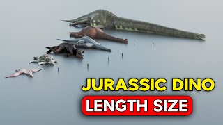 JURASSIC Dinosaurs Size Comparison  Dinosaurs VS Mammals [upl. by Wu]