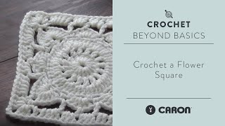 Crochet a Flower Square [upl. by Savanna]