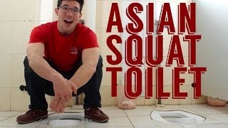 How to Use an Asian Squat Toilet [upl. by Fonzie]