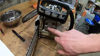 Chainsaw wont start stalls or low power  This might be an easy fix [upl. by Edd328]