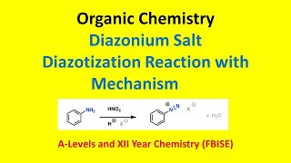 Diazotization Reaction Mechanism  Diazonium Salt  Reaction of Amines with HNO2  A2 chemistry [upl. by Clance96]