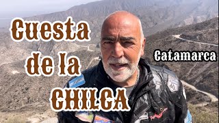 CUESTA DE LA CHILCA  desde Aconquija hasta Andalgalá  en moto por Argentina [upl. by Rowena]