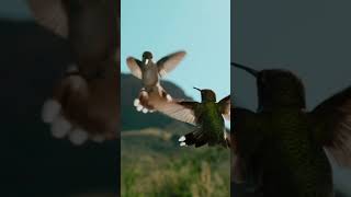 The hummingbird flamenco A mating dance naturepbs animalshorts hummingbird bigbend [upl. by Aerua]