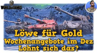 Löwe für Gold  Wochenangebote im Dezember AdventskalenderErsatz  World of Tanks [upl. by Kcira]