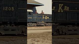 Little Kanawha River Rail SW1200 idling in Parkersburg West Virginia [upl. by Ollecram537]