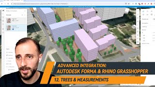 12 Trees and Measurements in Autodesk Forma AutodeskForma RhinoGrasshopperIntegration [upl. by Elish]