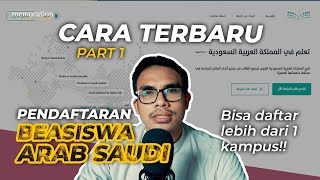 Tutorial Terbaru Pendaftaran Beasiswa di Kampus Arab Saudi 2023 Bisa Daftar Banyak Kampus [upl. by Shandy]