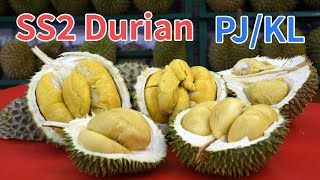 The Best Place to Eat Durian in Kuala Lumpur Malaysia  SS2 [upl. by Refinnaj57]