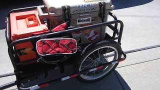 Bicycle trailer presentation the Extrawheel Voyager PRO BRAVE MATE [upl. by Chute]