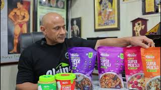 Alpino super break fast musli oats amp peanut butter review by Guruji Mukesh Gahlot alpino peanut [upl. by Laemsi]