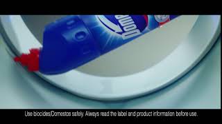 Domestos prevents lime scale up to 3x longer [upl. by Eelrebma882]