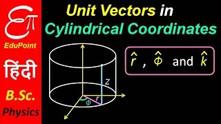 Unit Vectors in Cylindrical Coordinate System  video in HINDI  EduPoint [upl. by Loria]