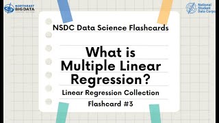 Linear Regression Flashcard 3 What is Multiple Linear Regression [upl. by Ammej]