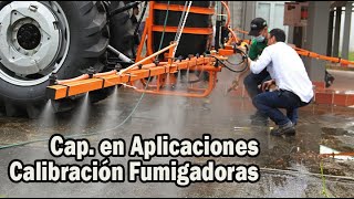 CAPACITACIÓN EN APLICACIONES COADYUDANTES Y CALIBRACIÓN DE FUMIGADORAS [upl. by Ahsile]