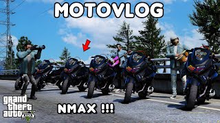 MOTOVLOG DI GTA 5  GTA 5 ROLEPLAY [upl. by Rednave761]