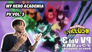 My Hero Academia 7th Season Trailer Vol 3 Deku vs Shigaraki Reaction [upl. by Ahsemot]