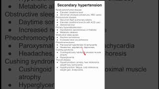 Secondary hypertension [upl. by Minnnie]