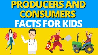 Producers and Consumers For Kids  Facts For Kids [upl. by Nyliak]