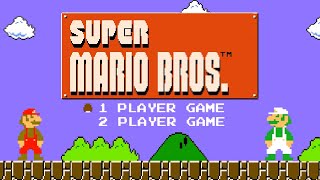 Super Mario Bros  Full Game Walkthrough NES [upl. by Rafiq69]