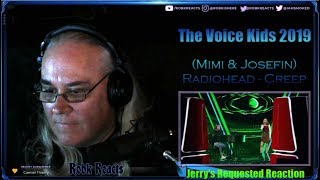 The Voice Kids 2019  Requested Reaction  Mimi amp Josefin  Radiohead  Creep [upl. by Ytteb850]