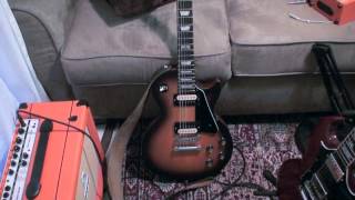 Stain your fretboard Ebony 2014 Gibson LPJ Fireburst [upl. by Enner]