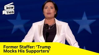 Former Trump Staffer Stephanie Grisham Speaks Against Him at DNC [upl. by Dallon184]