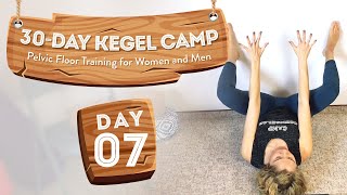 Deep Squat Prep 🏕️ AtHome Kegel Camp Day 7 [upl. by Nuyh281]