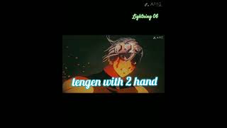 Tengen with one hand anime music demonslayer kimetsunoyaiba funk lol💀🔥😁 [upl. by Noram12]