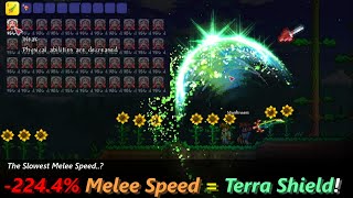 The SLOWEST Melee Speed in Terraria breaks the game ─ 44 Weak Debuffs in Terraria [upl. by Nnaillij]