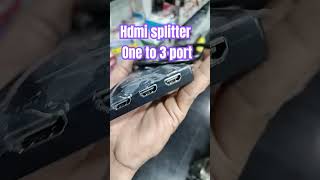 4k HDMI splitter one to 3 porthdmiswitcher hdmicable hdmiadapter hdmivideocapturecard [upl. by Alathia528]