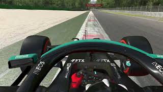 iRacing  W12 Mercedes F1 Monza Race lap World Record [upl. by Llewsor792]