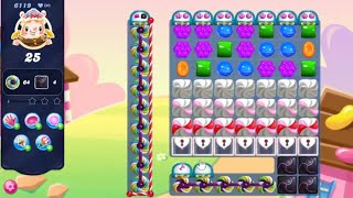 Candy Crush Saga LEVEL 6119 NO BOOSTERS new version [upl. by Orville244]