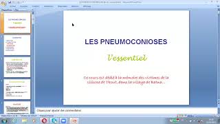 21Les pneumoconiose Dr Djilali EPH Rouiba  Pneumo [upl. by Ecirb887]