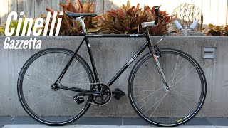 Bike Check Fixed Gear  Cinelli Gazzetta x Mash Work [upl. by Kcirdahs]