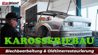 Karosseriebau und Blechbearbeitung in der Oldtimerrestaurierung [upl. by Ennelram]