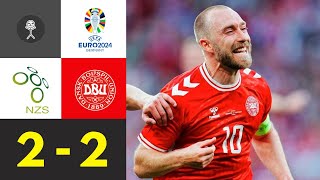 Eriksen 2x Traumfreistöße amp später Ausgleich  Slowenien vs Dänemark 22  EM 2024 [upl. by Thomasin]