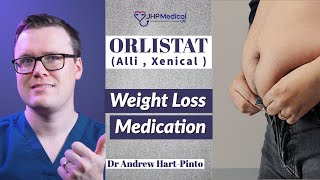 ORLISTAT Alli  Xenical  Weight Loss Pills  Dose Side Effects amp More [upl. by Fritzsche]