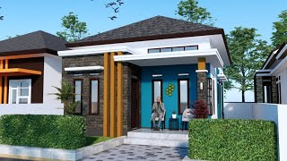 DENAH RUMAH MINIMALIS 6X10 METER 3 KAMAR TIDUR [upl. by Noyr]