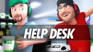 Will Markiplier Break It  Markiplier amp Jacksepticeye Animated in THE HELP DESK [upl. by Astrahan]