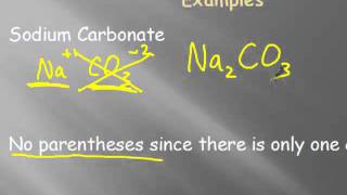 Writing the formula for a ternary ionic compound [upl. by Gusella]