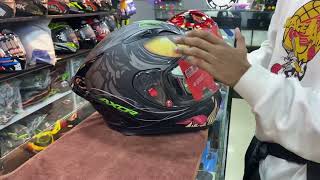 How to Remove and Attach Axor Helmets Visor  Rage  Street  Apex axorhelmets [upl. by Jerusalem]